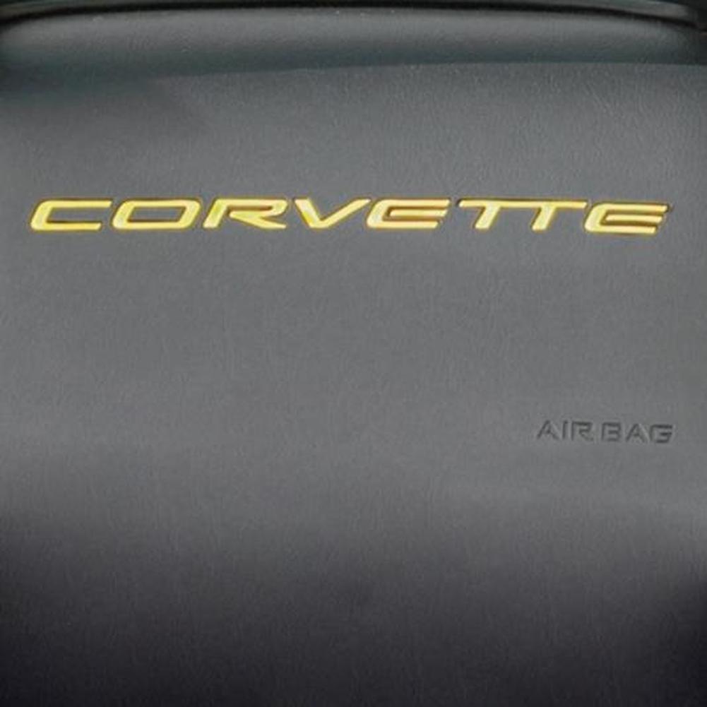 Corvette Air Bag Letters Domed 7.5” x.35” : 1997-2004 C5