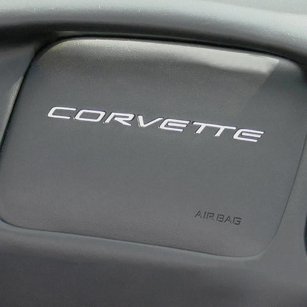 Corvette Air Bag Letters Domed 7.5” x.35” : 1997-2004 C5