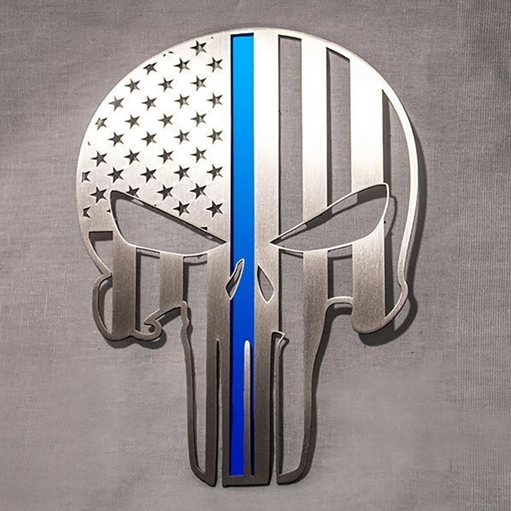 Corvette American Pride Patriot Skull Emblem 6" : C5, C6, C7