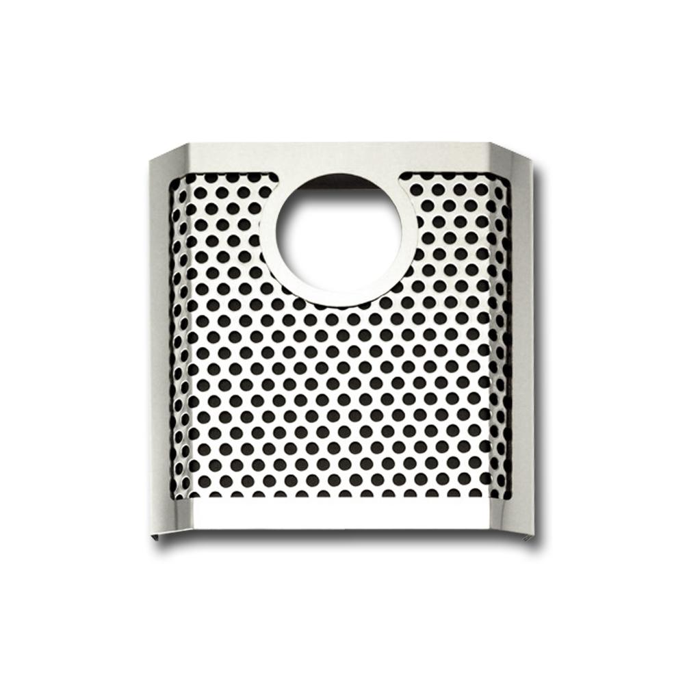 Corvette - Brake Master Cylinder Cover - Perforated Stainless Steel - Auto : C7 Stingray, Z51, Z06, Grand Sport, ZR1