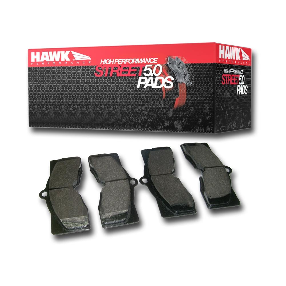 Corvette Brake Pads - Front/Rear Hawk High Performance Street 5.0 - 2 Required: 1966-1982