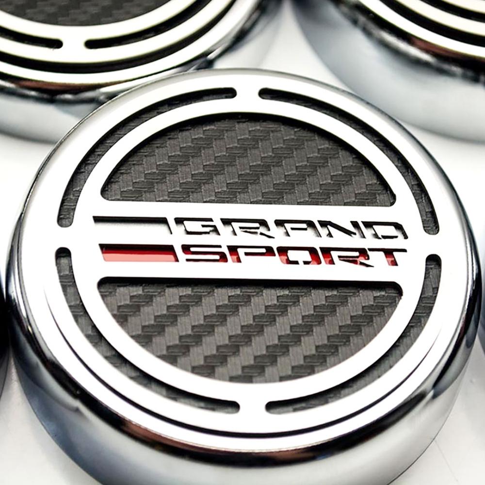 Corvette Cap Cover Set - Chrome/Brushed/Carbon Fiber : C7 Grand Sport