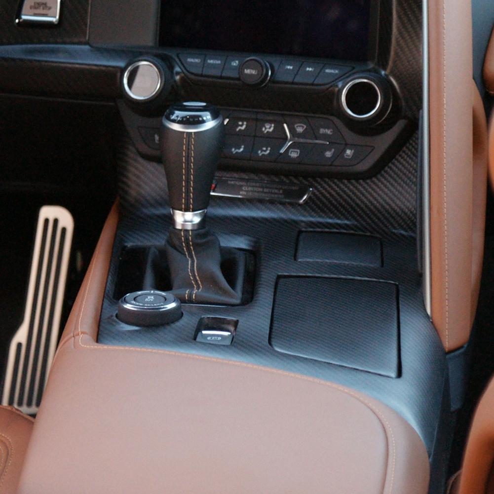 Corvette - Center Console 3 pc. - Carbon Fiber : C7 Stingray, Z51, Z06
