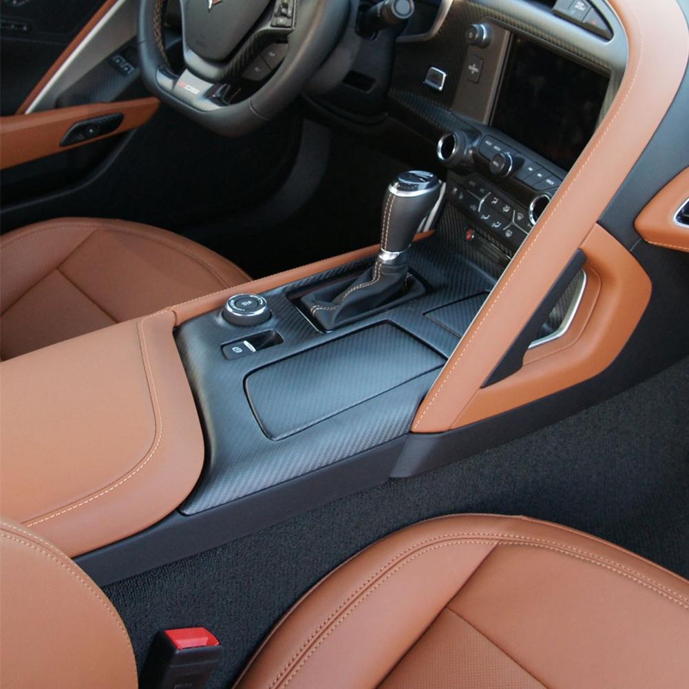 Corvette - Center Console 3 pc. - Carbon Fiber : C7 Stingray, Z51, Z06