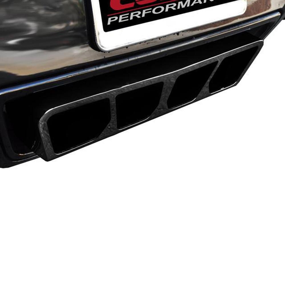 Corvette CORSA Xtreme Exhaust System - Polygon Tips - Black : C7 ZR1