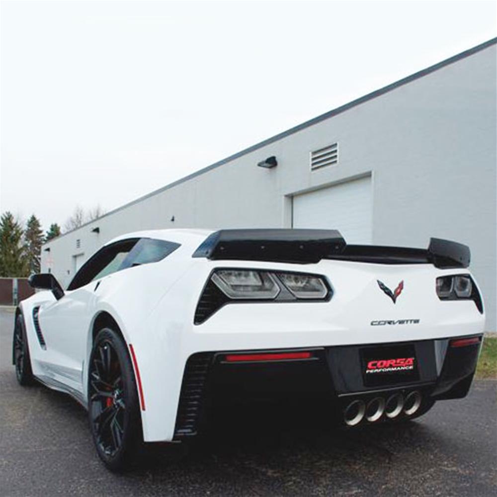 Corvette CORSA Xtreme Exhaust System - Quad Round Tips - Polished : C7 ZR1