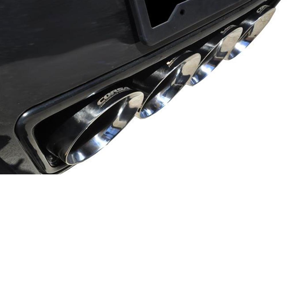 Corvette CORSA Xtreme Exhaust System - Quad Round Tips - Polished : C7 ZR1