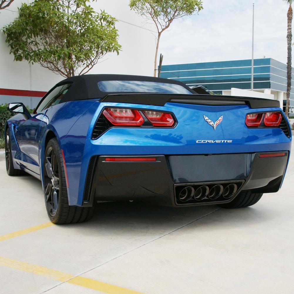 Corvette CORSA Xtreme Valve-Back Performance Exhaust System - Quad 4.50" Black Round Tips : C7 Stingray, Z51