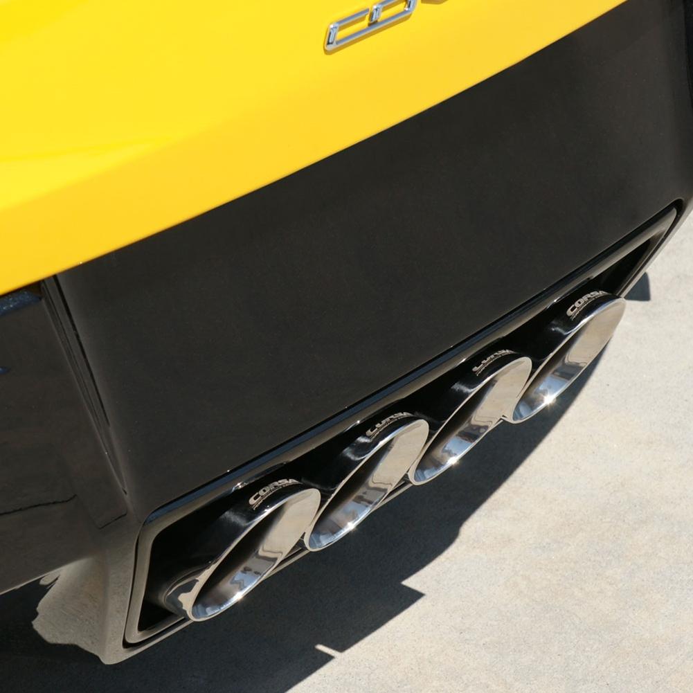 Corvette CORSA Xtreme Valve-Back Performance Exhaust System - Quad 4.50" Polished Round Tips : C7 Stingray, Z51