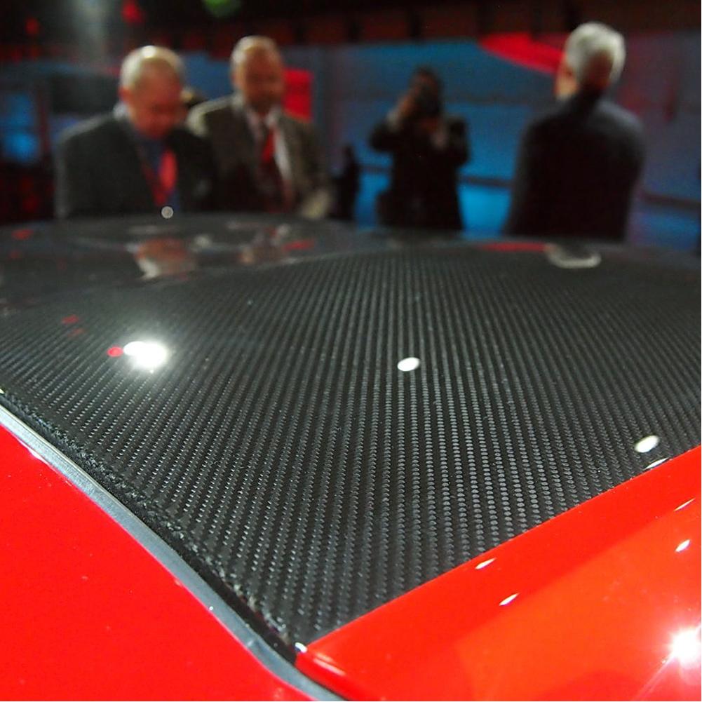 Corvette Coupe Roof Panel - Carbon-Fiber with Body-Colored Sides : C7 Stingray, Z51, Z06