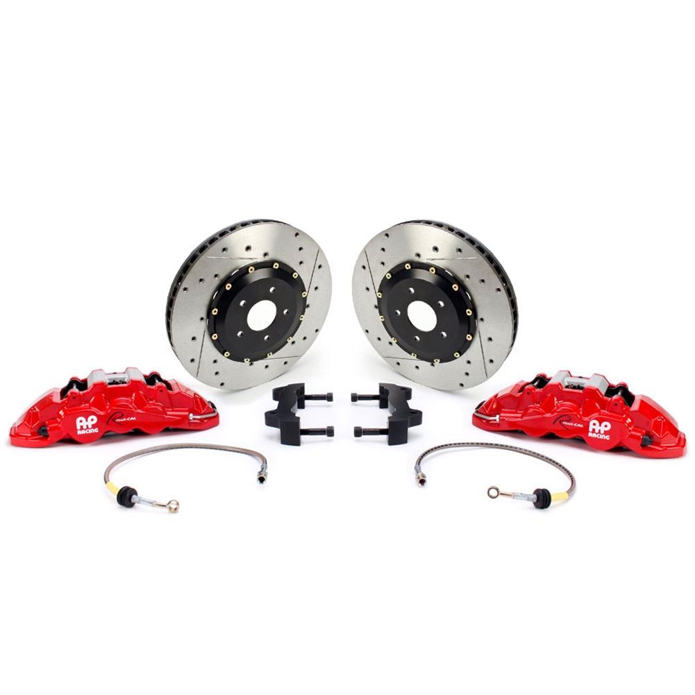 Corvette Cross Drilled/Slotted 2 pc. Rotors & Calipers - AP Racing Radi-Cal : C7 Z06