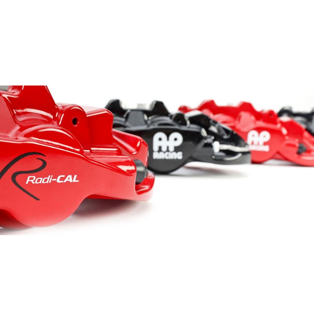 Corvette Cross Drilled/Slotted 2 pc. Rotors & Calipers - AP Racing Radi-Cal : C7 Z06