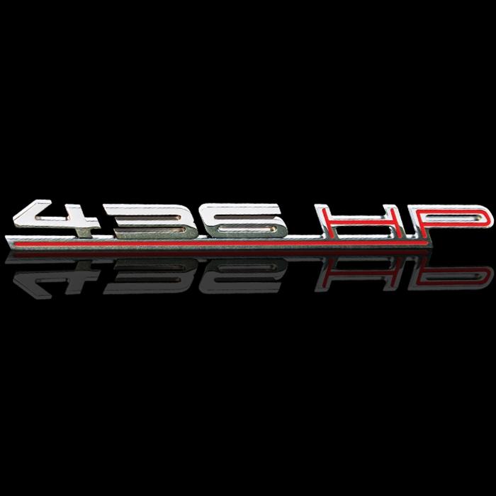 Corvette Custom HP Billet Chrome Badge - Numbers Only