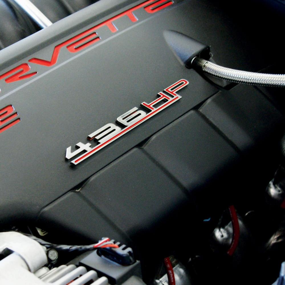 Corvette Custom HP Billet Chrome Badge - Numbers Only