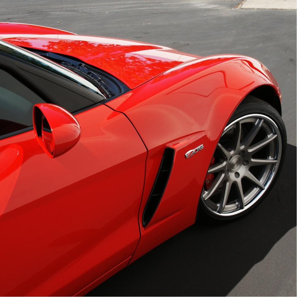 Corvette Custom Wheels - WCC 633 3 Pc. Forged Series : Smoke Face with Chrome Lip