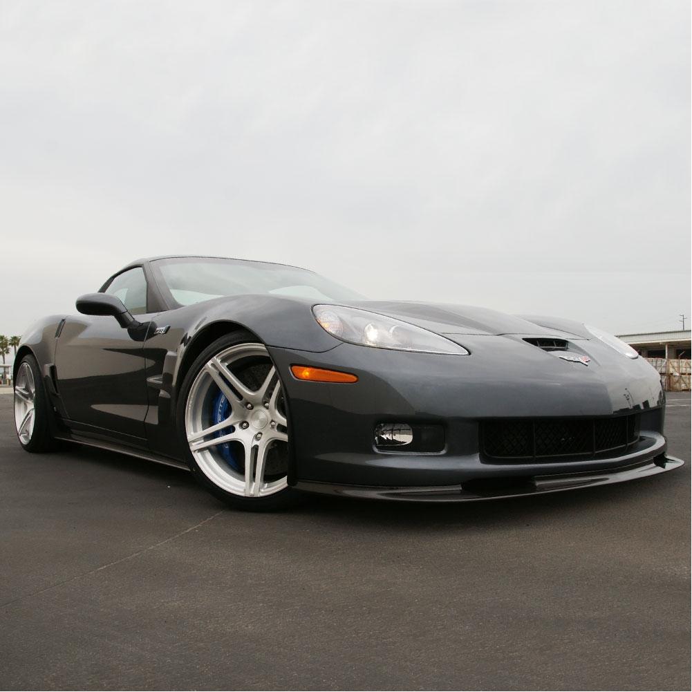 Corvette Custom Wheels - WCC 736 Monobloc Forged Series : Silver Brushed