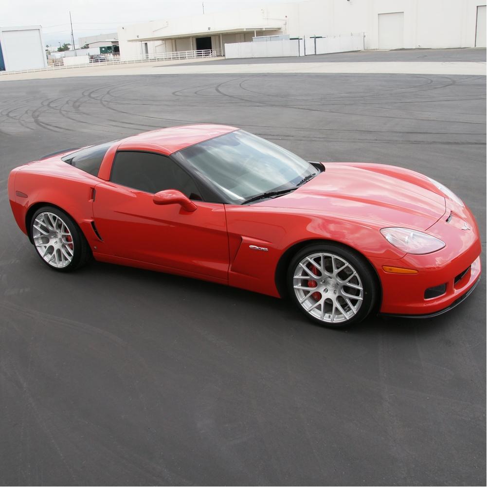 Corvette Custom Wheels - WCC 737 Monobloc Forged Series : Silver Brushed