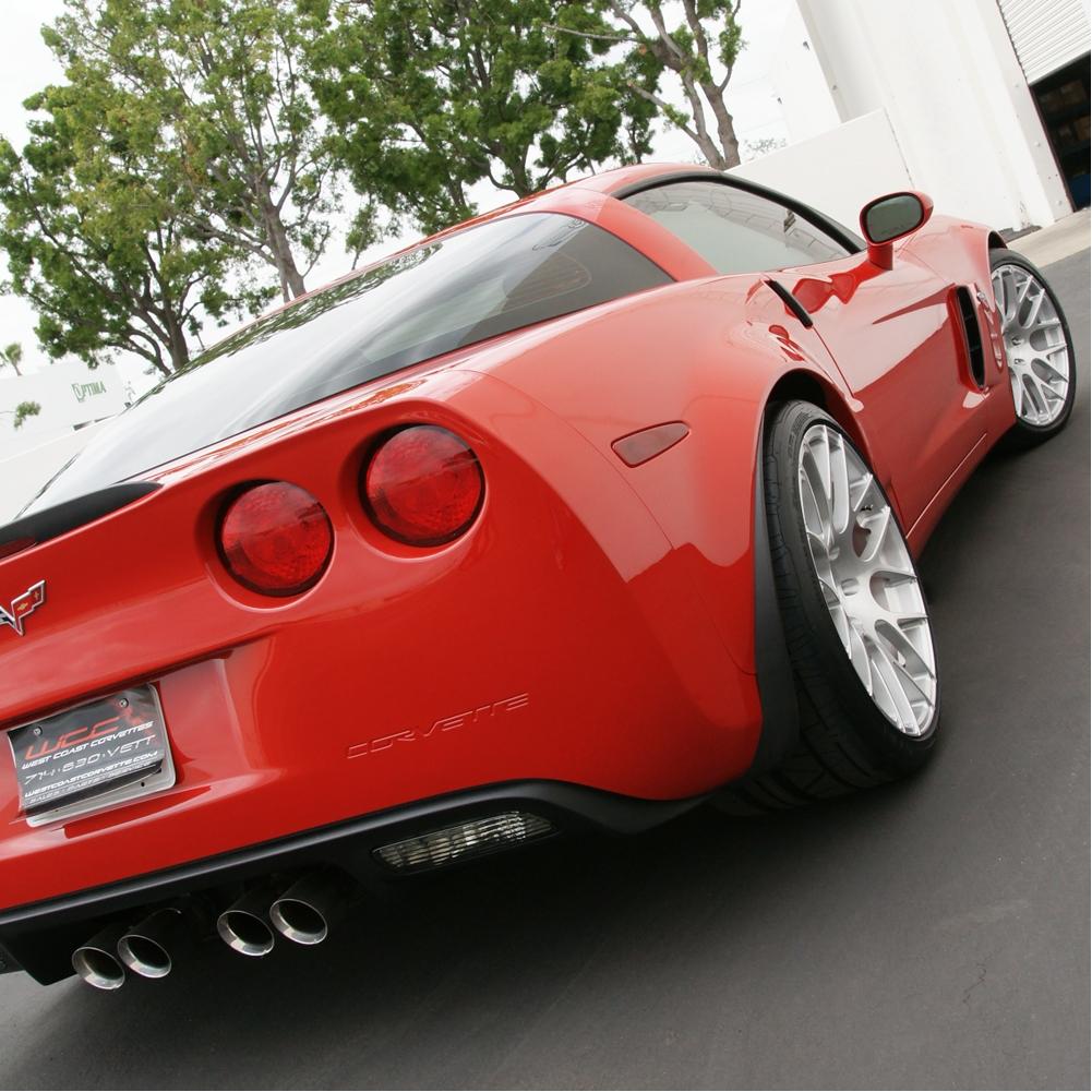 Corvette Custom Wheels - WCC 737 Monobloc Forged Series : Silver Brushed