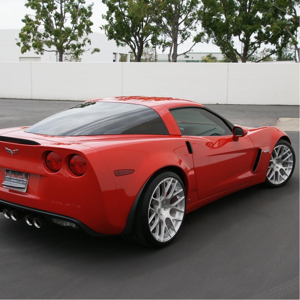 Corvette Custom Wheels - WCC 737 Monobloc Forged Series : Silver Brushed