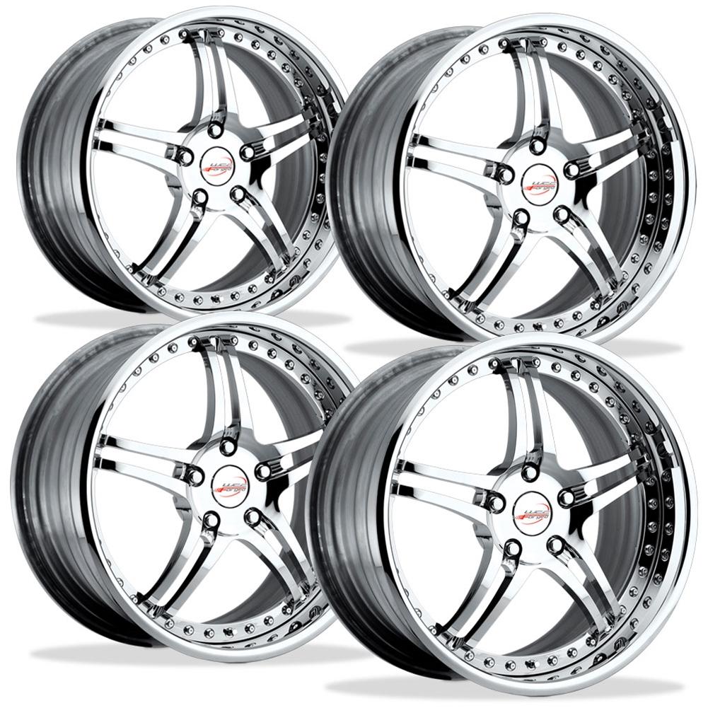 Corvette Custom Wheels - WCC 946 EXT Forged Series (Set) : Chrome
