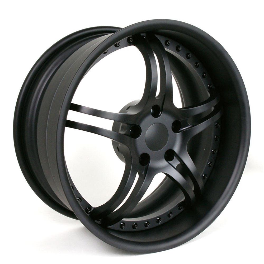 Corvette Custom Wheels - WCC 946 EXT Forged Series (Set) : Flat Black