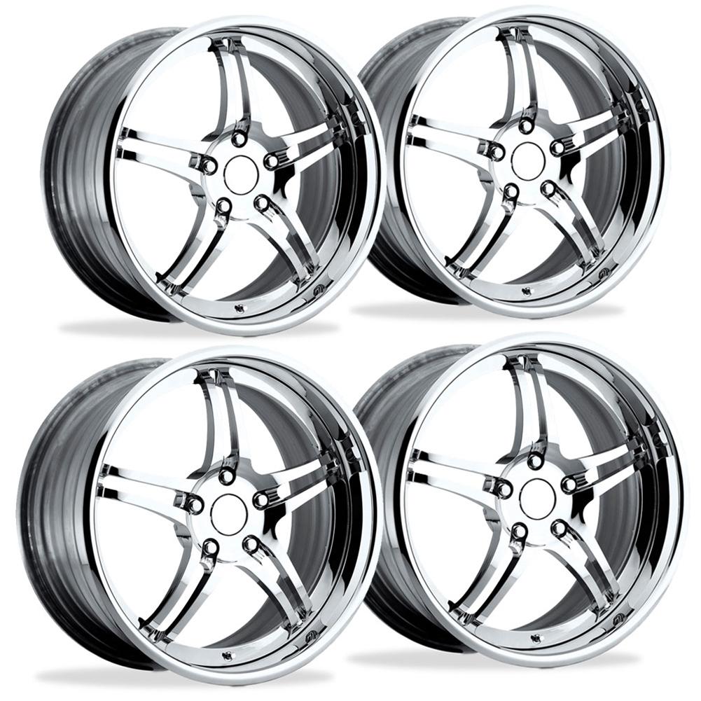 Corvette Custom Wheels - WCC 946 EXT Forged "Smooth" Series (Set) : Chrome