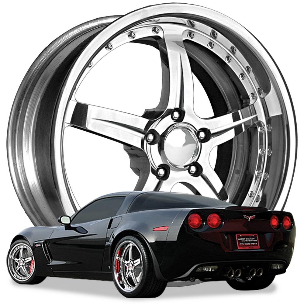 Corvette Custom Wheels - WCC Forged 945 (Set) : Chrome