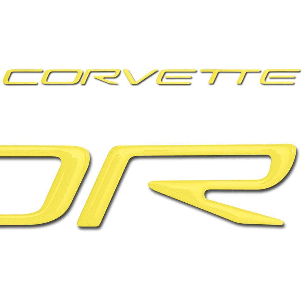 Corvette Domed Fuel Rail Insert Letter/Decals (Set) : 1997-2004 C5