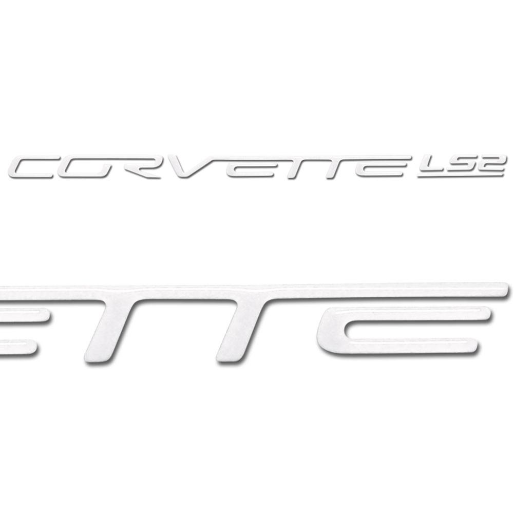 Corvette Domed Fuel Rail Insert Letter/Decals (Set) : 2005-2007 C6 LS2