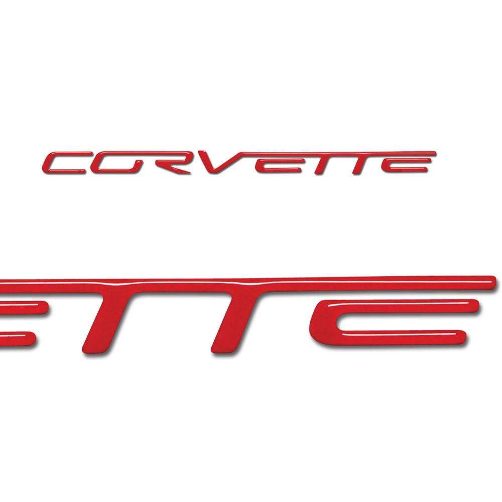 Corvette Domed Fuel Rail Insert/Decals (Set) : 2005-2013 C6 LS2