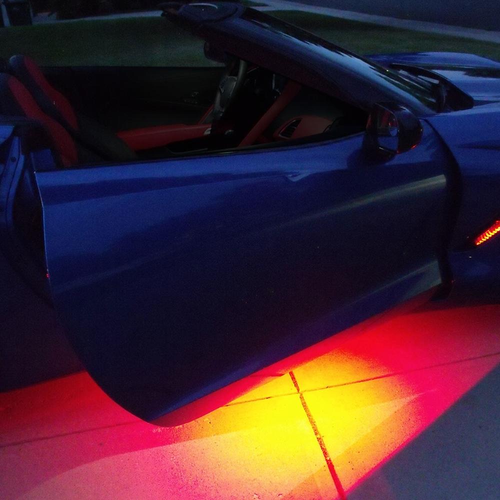 Corvette Door Handle/Under Door Puddle LED Lighting Kit : C7 Stingray, Z51, Z06, Grand Sport, ZR1