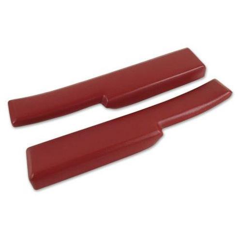 Corvette Door Sill Pads. Red: 1984-1985