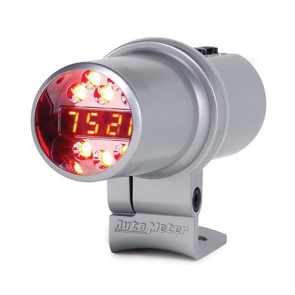 Corvette DPSS Shift Light - Auto Meter - 0-16,000 RPM - Silver : Level 1