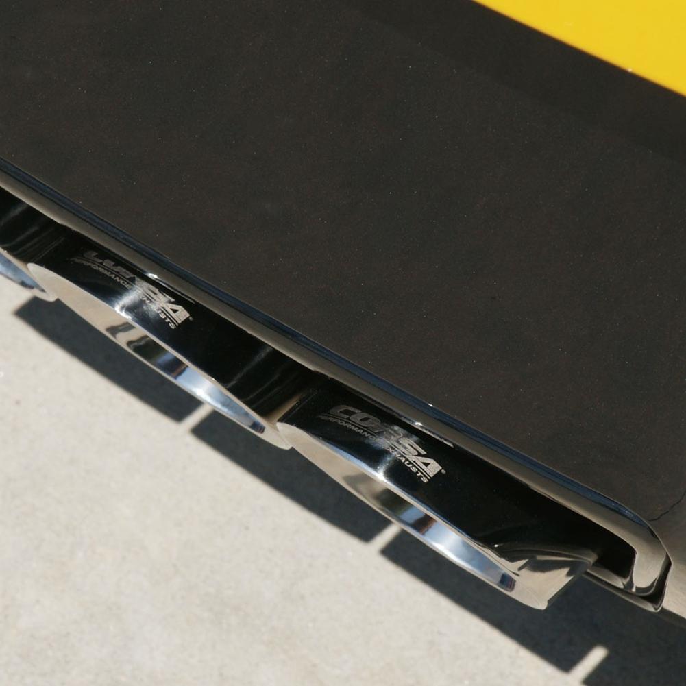 Corvette Exhaust CORSA SPORT Valve-Back Performance Exhaust System - Quad 4.50" Polished Round Tips : C7 Stingray, Z51