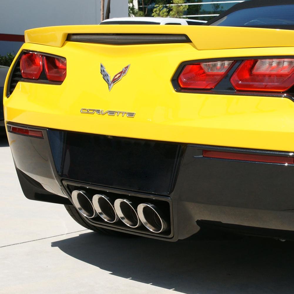 Corvette Exhaust CORSA SPORT Valve-Back Performance Exhaust System - Quad 4.50" Polished Round Tips : C7 Stingray, Z51