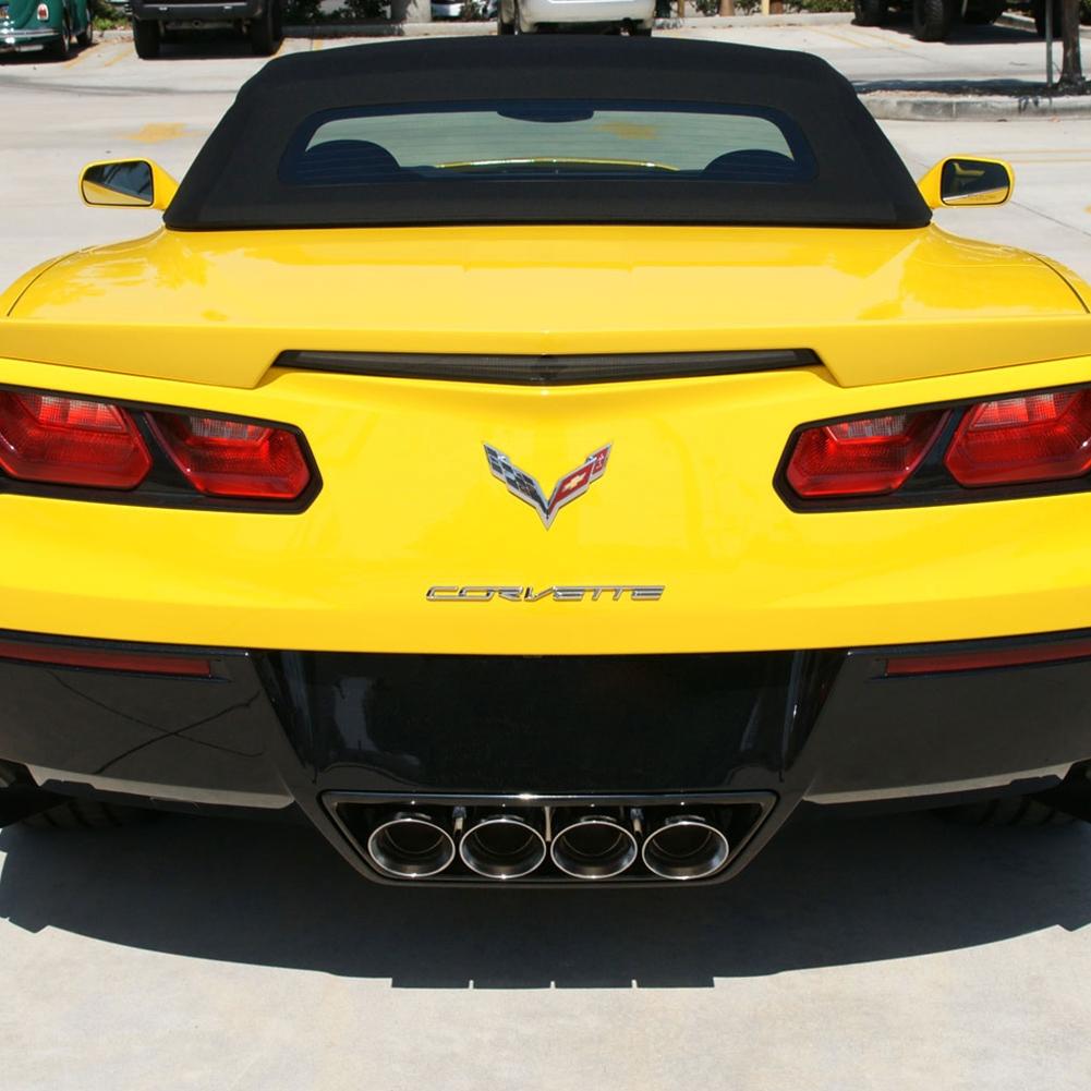 Corvette Exhaust CORSA SPORT Valve-Back Performance Exhaust System - Quad 4.50" Polished Round Tips : C7 Stingray, Z51