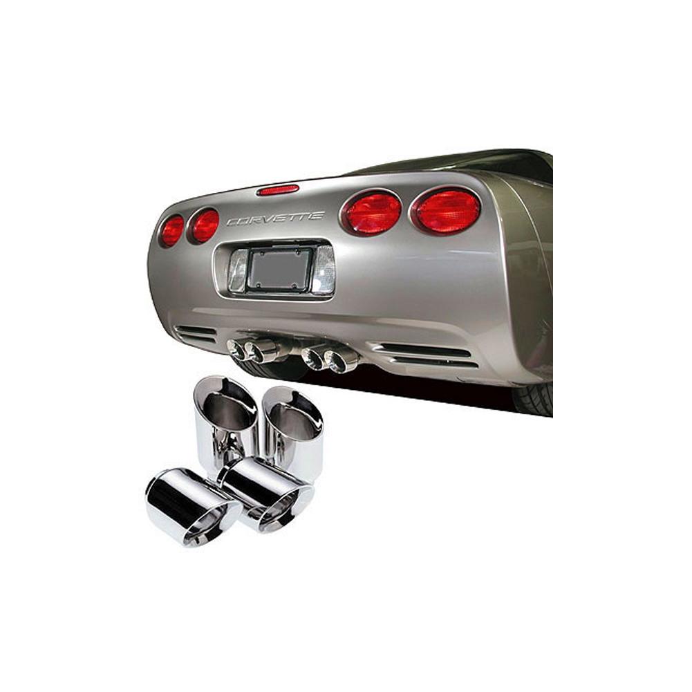Corvette Exhaust System Corsa Indy (Sport) Pace Car - Quad 3.5" Pro Series Tips : 1997-2004 C5 & Z06