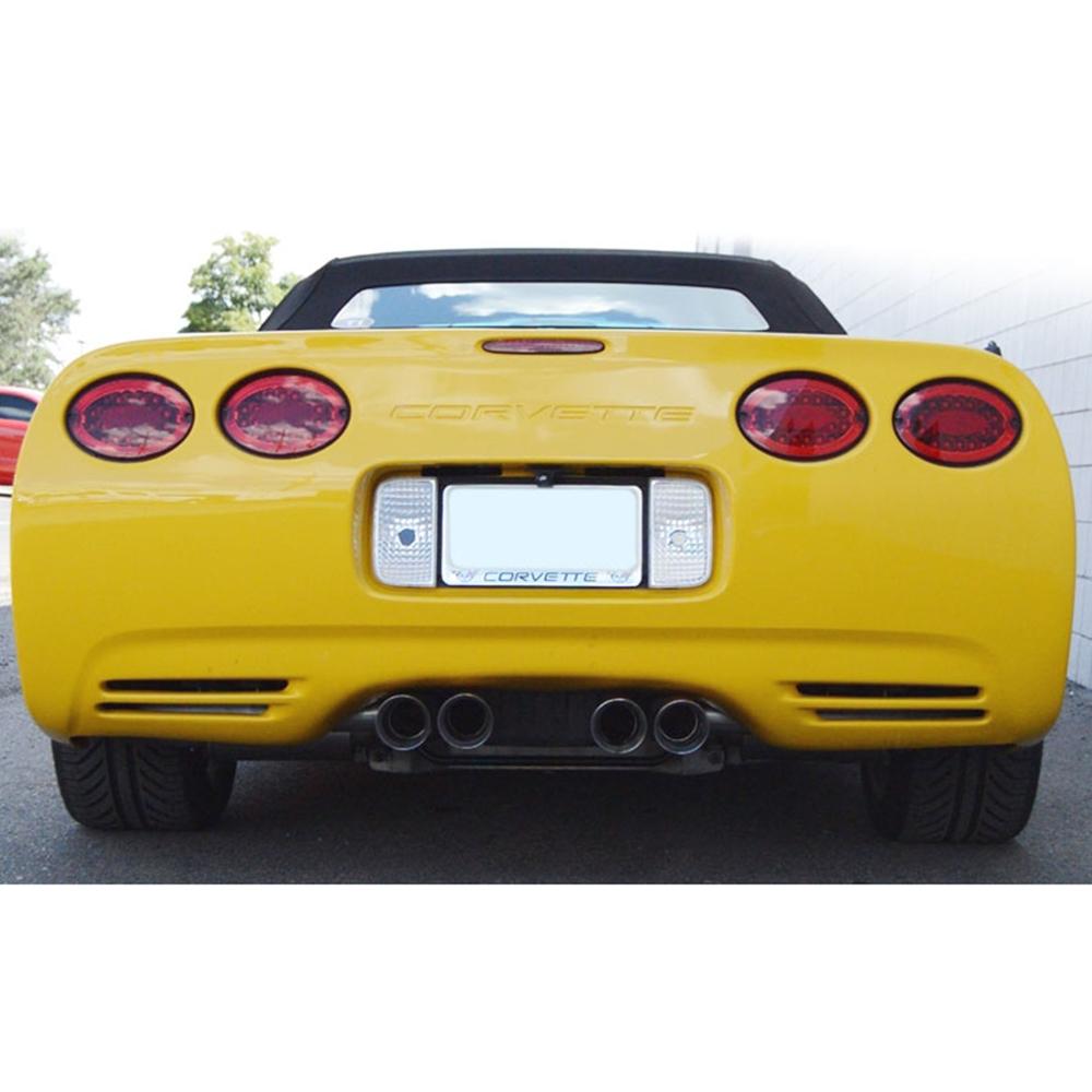 Corvette Exhaust System - MRT - Quad Axleback : 1997-2004 C5 & Z06