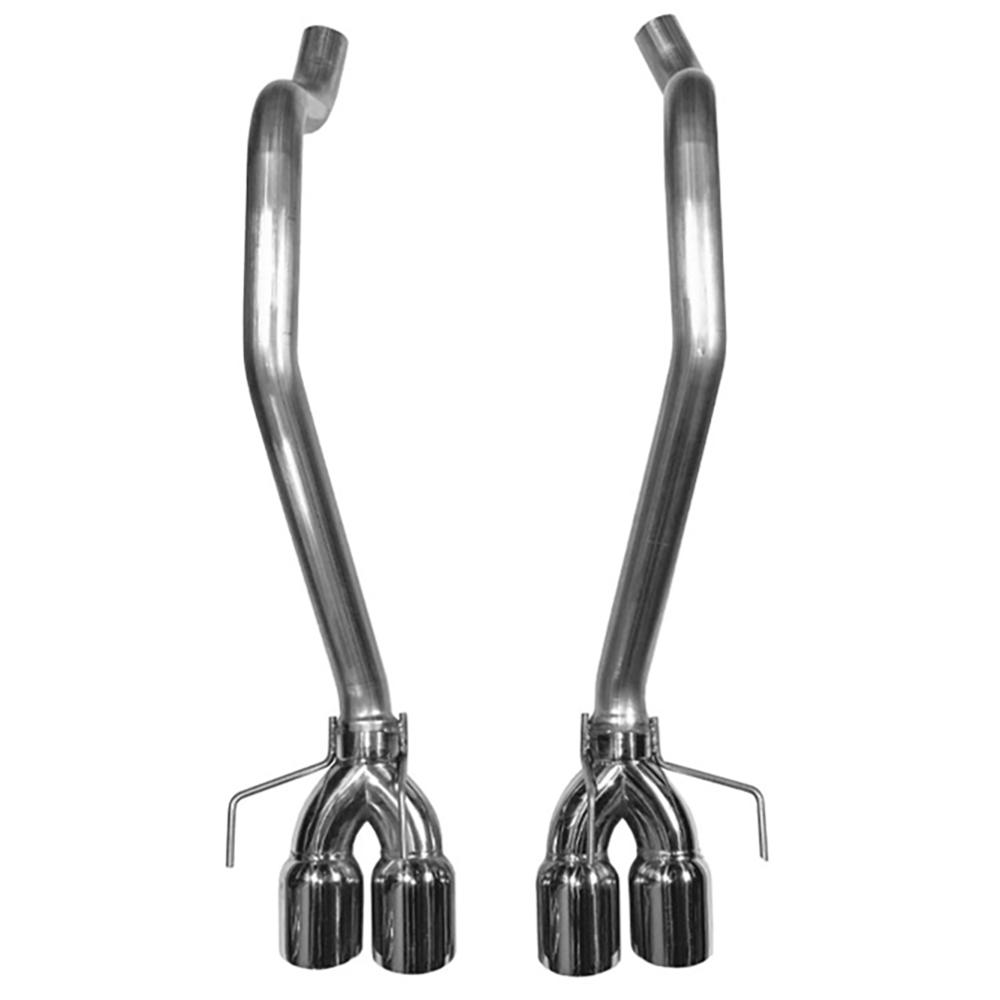 Corvette Exhaust System - MRT Quadflow KR Axle-back - BadAss Series : 2005-2013 C6