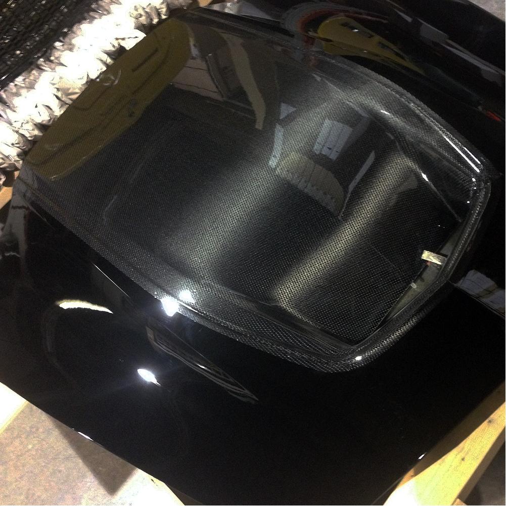 Corvette Extractor Hood Carbon Fiber - Zero7 : C7 Stingray, Z51