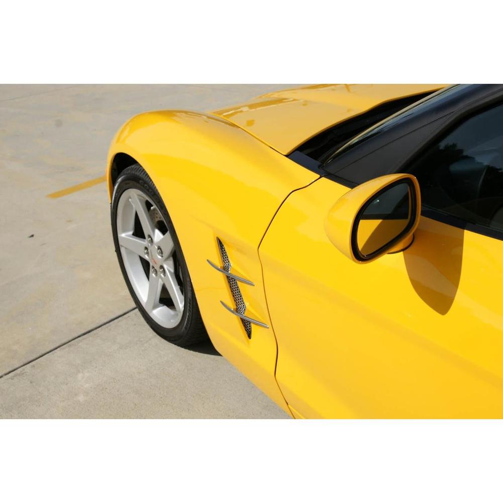 Corvette Fender Blade/Spears Billet Chrome : 2005-2013 C6