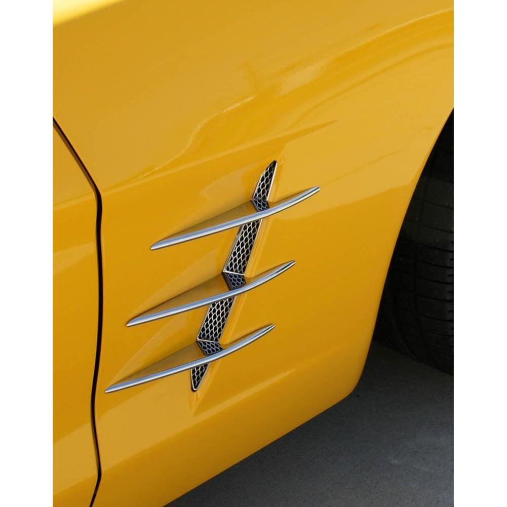 Corvette Fender Blade/Spears Billet Chrome : 2005-2013 C6