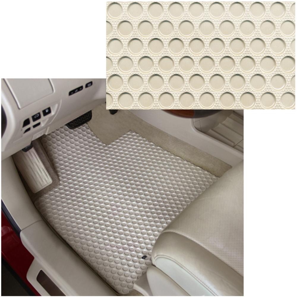 Corvette Floor Mats - All Weather Rubber Lloyds Mats : 2007.5-2013 C6 & Z06 Hook Style Anchor (Grey)