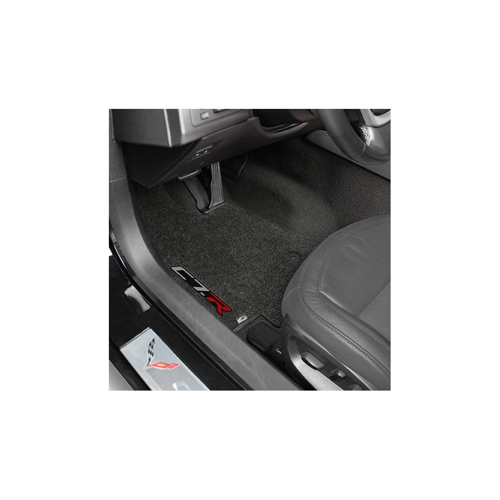 Corvette Floor Mats with Corvette Racing C7R Logo - Lloyds Mats : C7 Stingray, Z51, Z06, Grand Sport