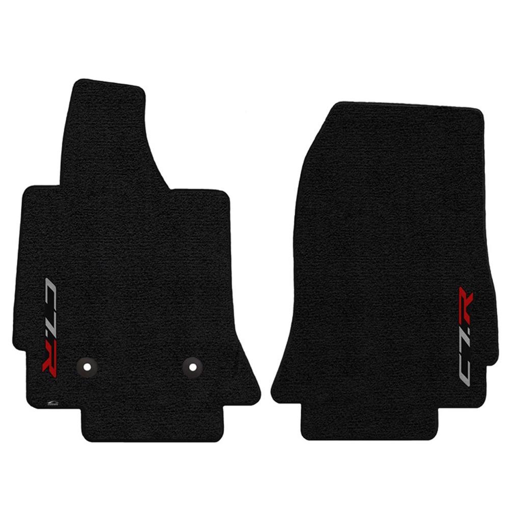 Corvette Floor Mats with Corvette Racing C7R Logo - Lloyds Mats : C7 Stingray, Z51, Z06, Grand Sport