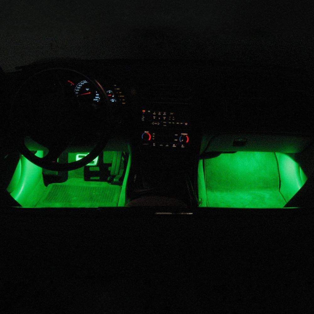 Corvette Footwell/Under Door Puddle LED Lighting Kit : 1997-2004 C5