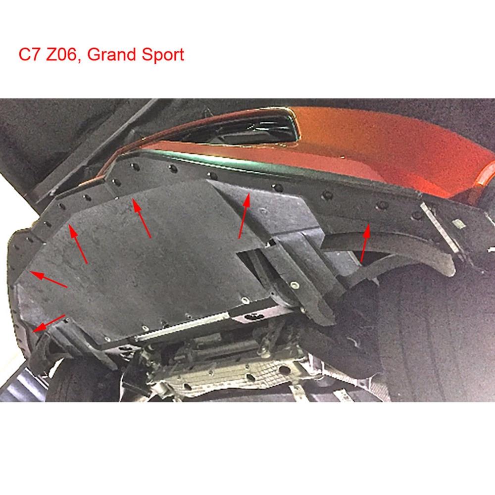 Corvette Front Bumper Skid Plates - ProTEKt : C7 Stingray, Z51, Z06, Grand Sport