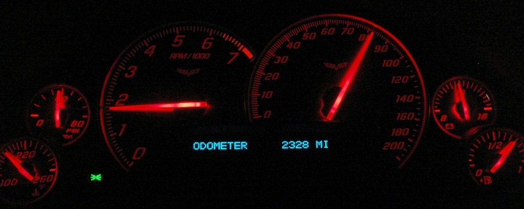 Corvette Gauge Cluster Exchange - Stainless Edition : 2006-2013 Z06 Emblems
