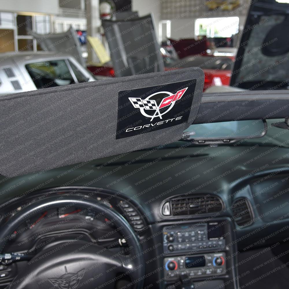 Corvette Gloss Domed Decal - 5 7/8" x 3 5/8" : 1997-2004 C5