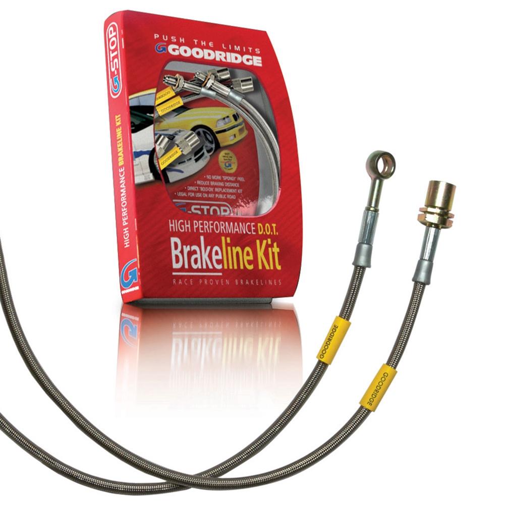 Corvette Goodridge G-Stop Brake Lines - Stainless Steel (Set) : 1993 C4